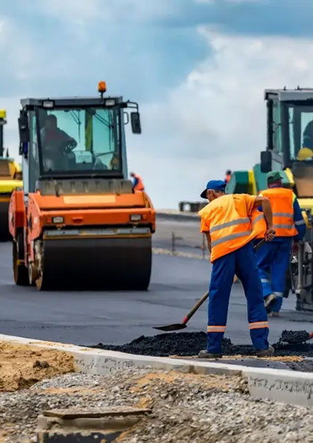 Road construction by Nyaksim Construction